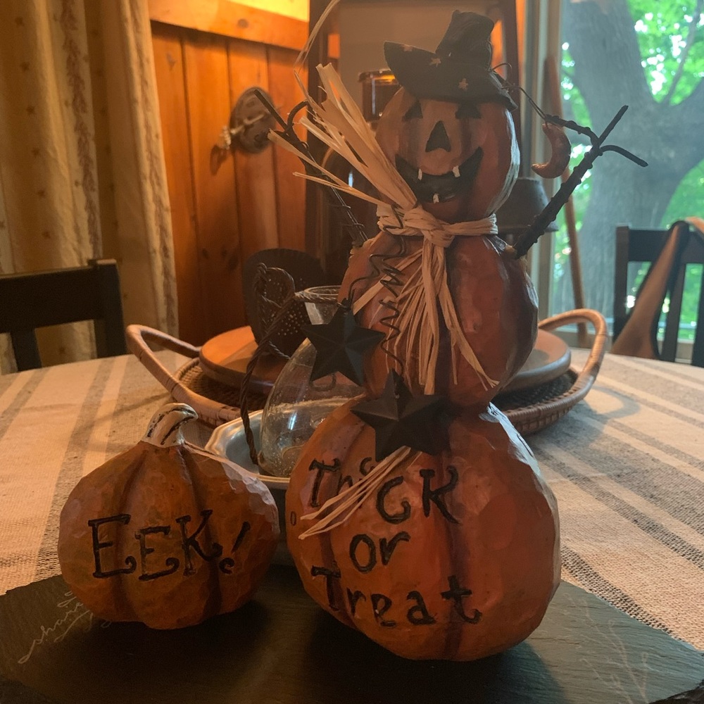Eek!! Trick or Treat Resin Figurines